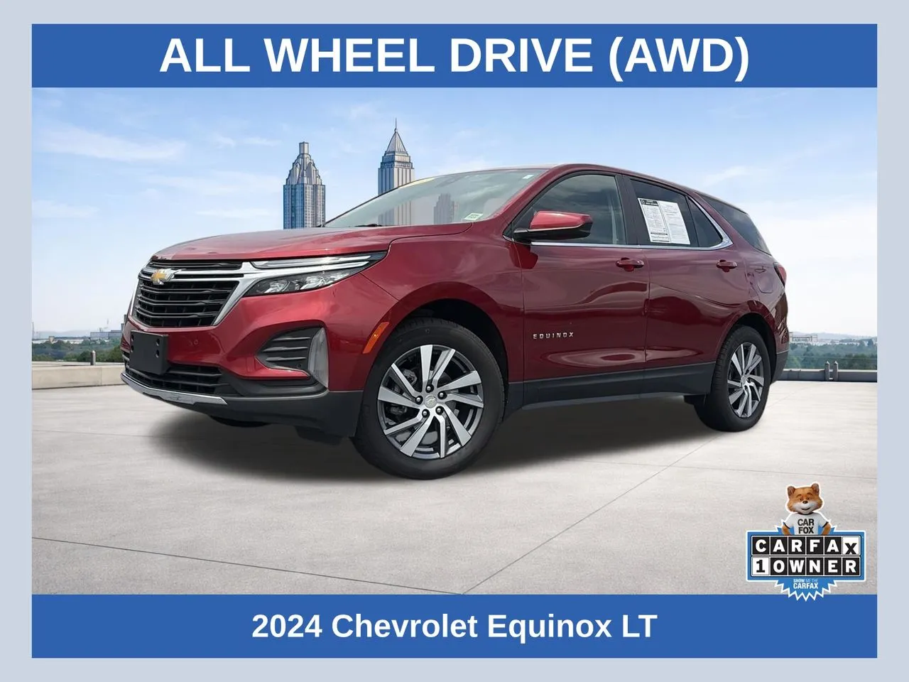 Red 2024 Chevrolet Equinox LT for sale in Lithia Springs, GA