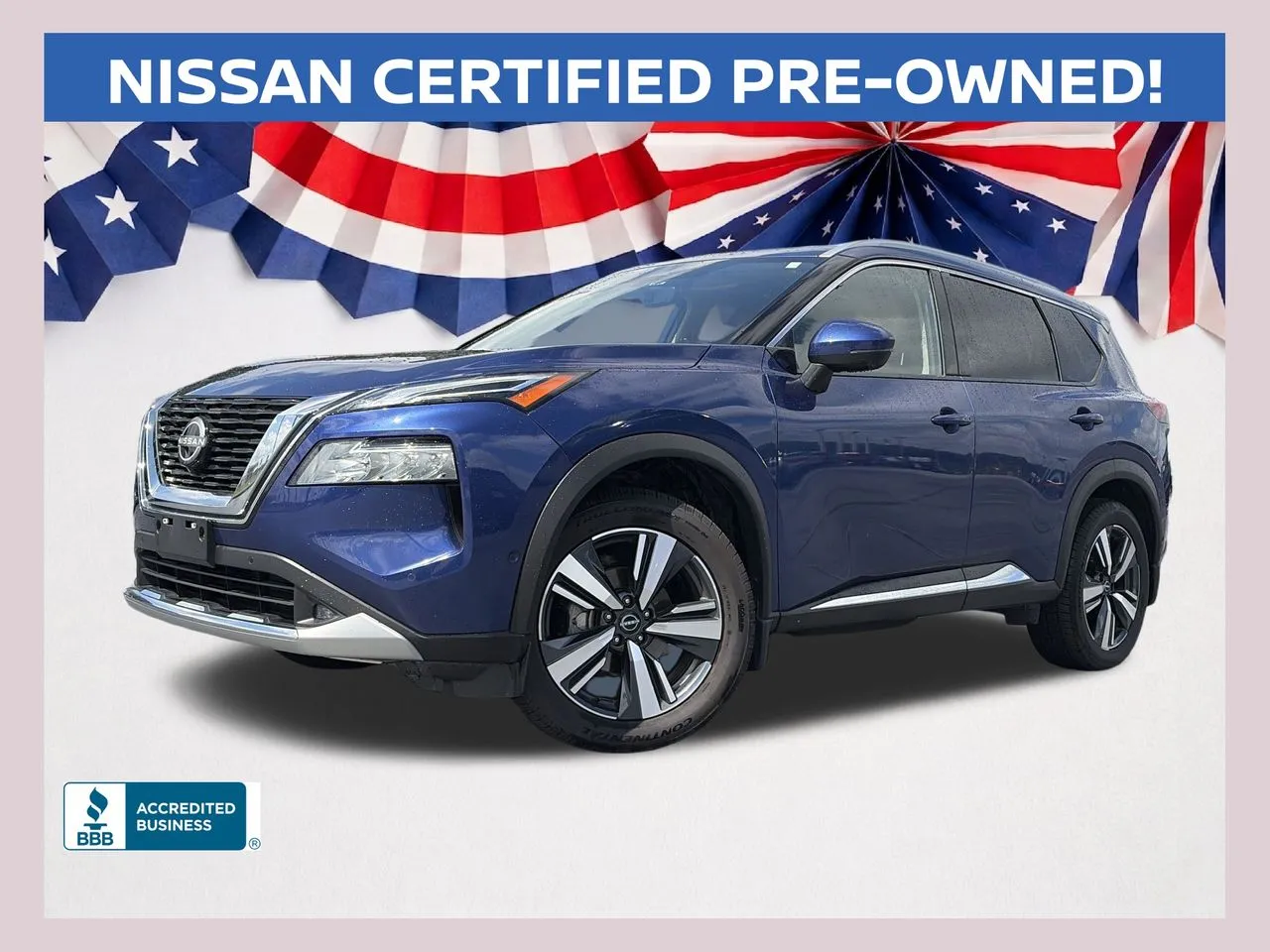 Blue 2022 Nissan Rogue Platinum for sale in Lithia Springs, GA