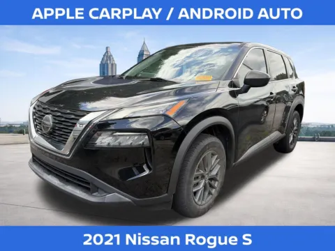 Black 2021 Nissan Rogue S for sale in Lithia Springs, GA