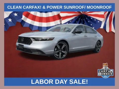 Silver 2024 Honda Accord Hybrid Sport for sale in Lithia Springs, GA