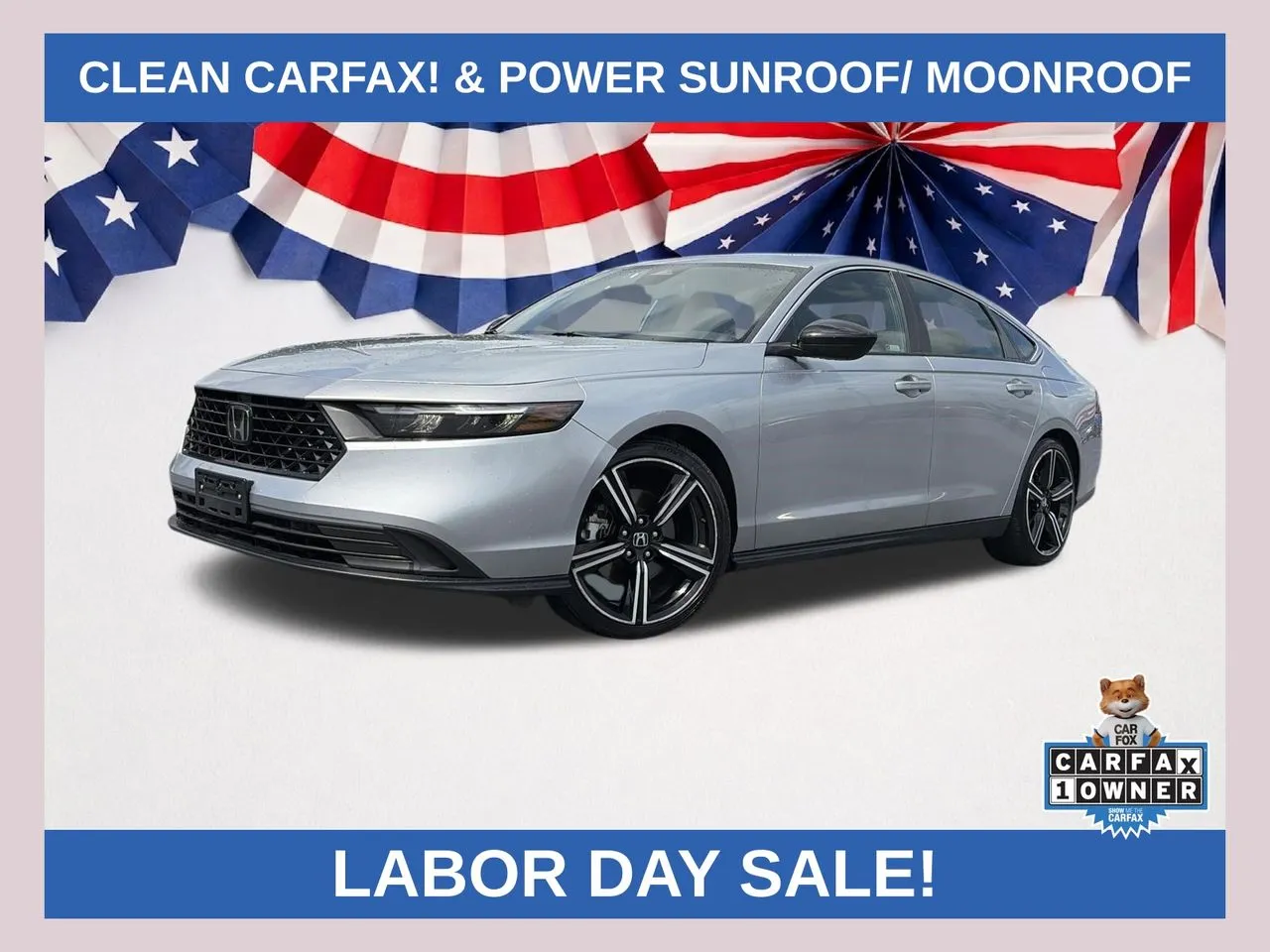 Silver 2024 Honda Accord Hybrid Sport for sale in Lithia Springs, GA