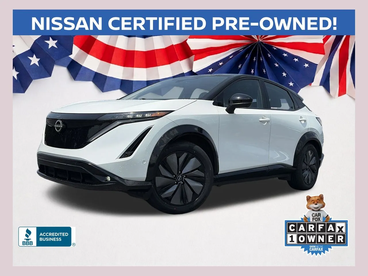 Black 2024 Nissan Ariya PLATINUM+ e-4ORCE for sale in Lithia Springs, GA