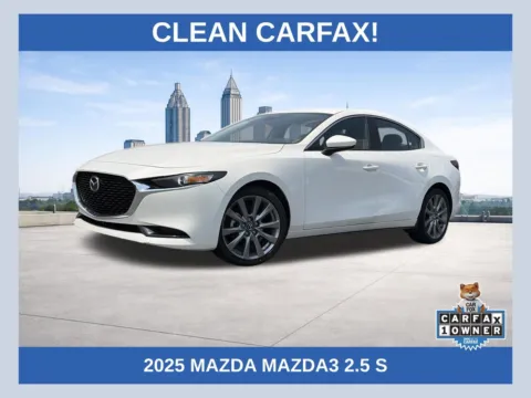White 2025 Mazda Mazda3 2.5 S Preferred Package for sale in Lithia Springs, GA