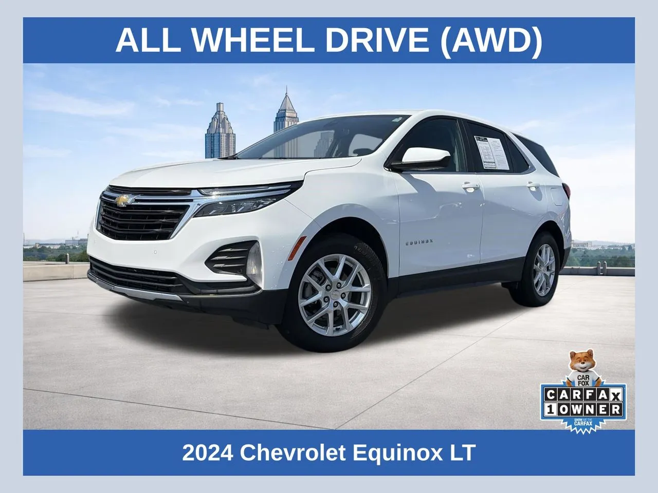 White 2024 Chevrolet Equinox LT for sale in Lithia Springs, GA