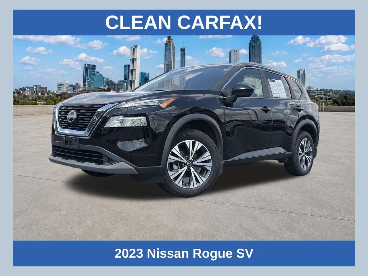 Black 2023 Nissan Rogue SV for sale in Lithia Springs, GA