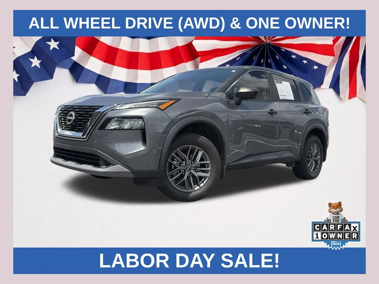 Gray 2023 Nissan Rogue S for sale in Lithia Springs, GA