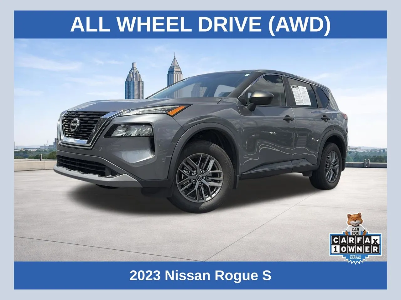 Gray 2023 Nissan Rogue S for sale in Lithia Springs, GA