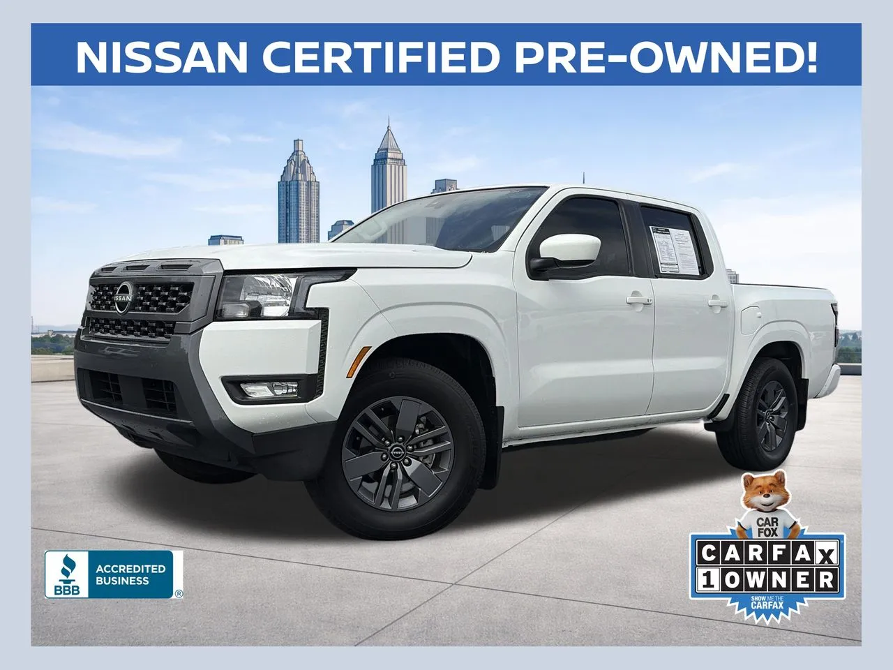 White 2025 Nissan Frontier SV for sale in Lithia Springs, GA
