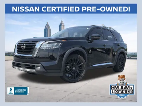 Black 2022 Nissan Pathfinder Platinum for sale in Lithia Springs, GA
