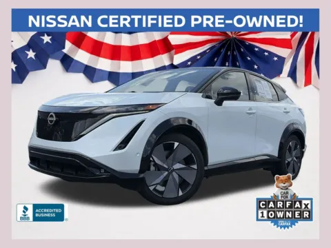 Black 2023 Nissan Ariya PLATINUM+ e-4ORCE for sale in Lithia Springs, GA