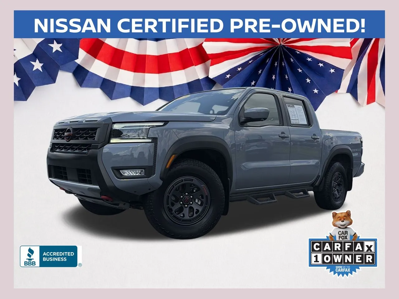 Gray 2025 Nissan Frontier PRO-4X for sale in Lithia Springs, GA