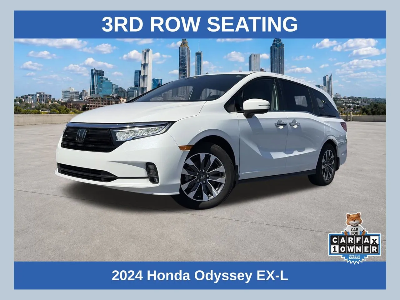 White 2024 Honda Odyssey EX-L for sale in Lithia Springs, GA