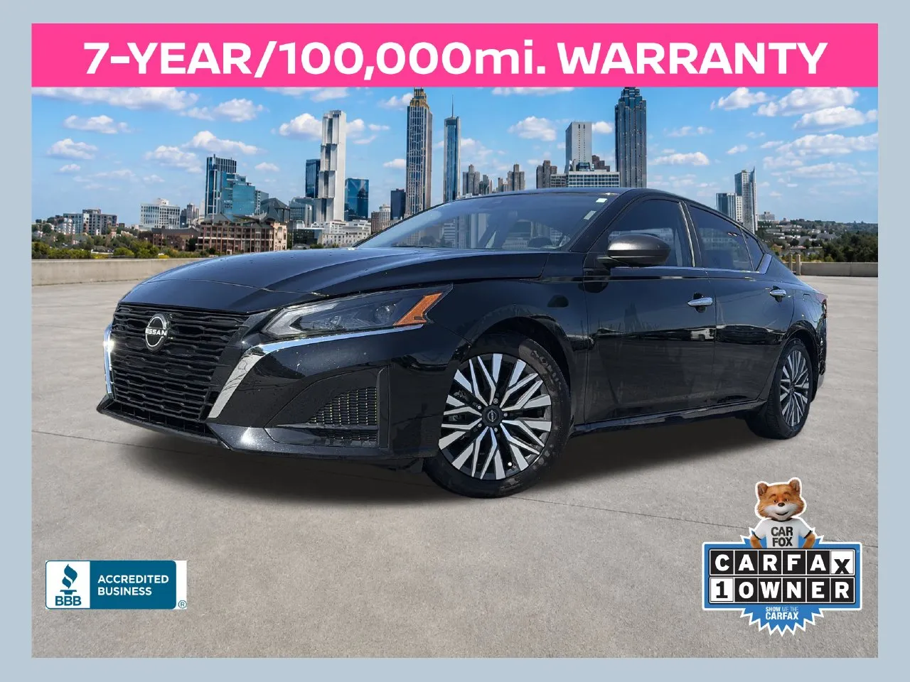 Black 2024 Nissan Altima 2.5 SV for sale in Lithia Springs, GA