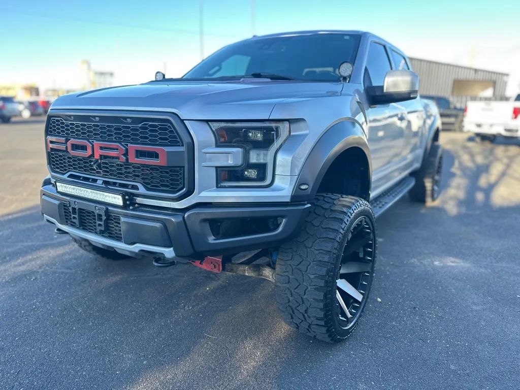 Silver 2018 FORD F-150 RAPTOR for sale in Lubbock, TX