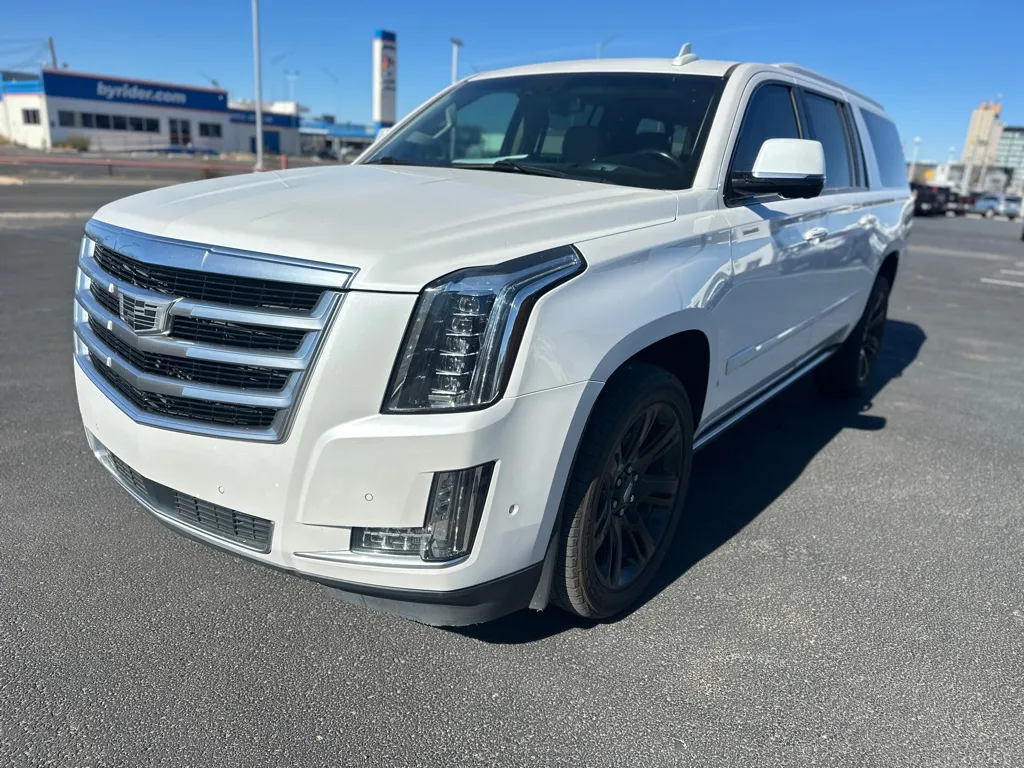 White 2019 CADILLAC ESCALADE ESV PREMIUM LUXURY for sale in Lubbock, TX