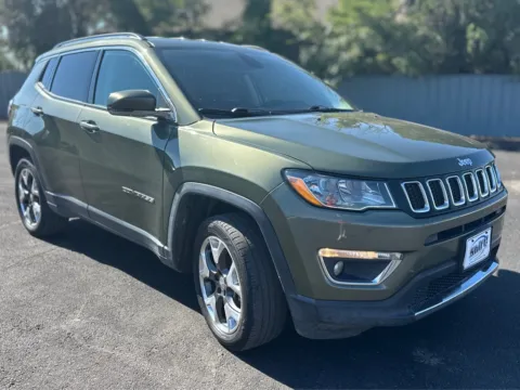 Green 2020 JEEP COMPASS LIMITED for sale in Lubbock, TX