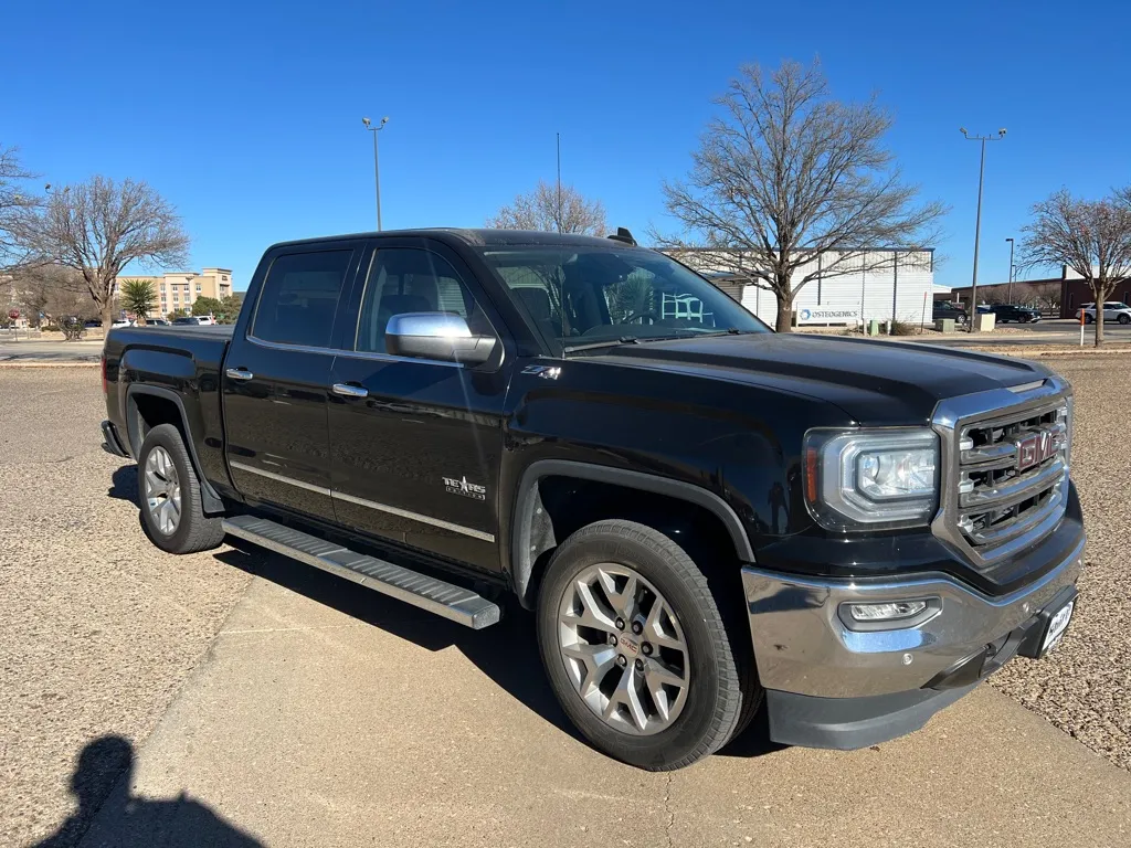 Black 2018 GMC SIERRA 1500 SLT for sale in Lubbock, TX