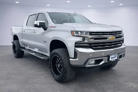 Silver 2019 CHEVROLET SILVERADO 1500 LTZ for sale in Lubbock, TX