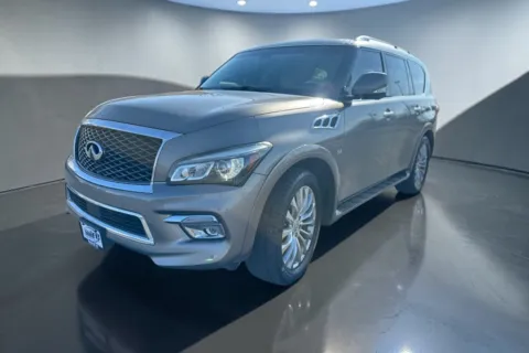 Another view of 2016 INFINITI QX80 for sale in Lubbock, TX at Shift Automotive Group