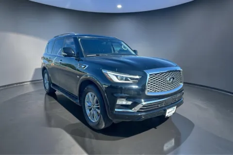 Black 2019 INFINITI QX80 LUXE for sale in Lubbock, TX