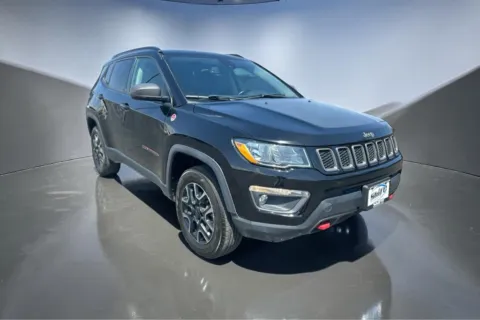 Black 2021 JEEP COMPASS TRAILHAWK for sale in Lubbock, TX
