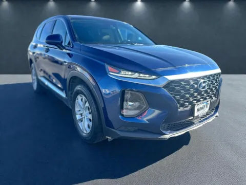 Blue 2019 HYUNDAI SANTA FE SE for sale in Lubbock, TX