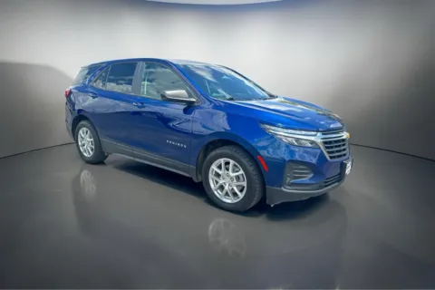 Blue 2022 CHEVROLET EQUINOX LS for sale in Lubbock, TX