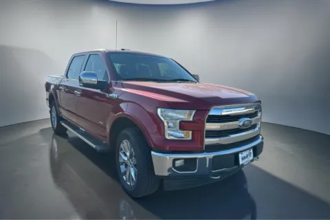 Red 2017 FORD F-150 SUPERCREW for sale in Lubbock, TX