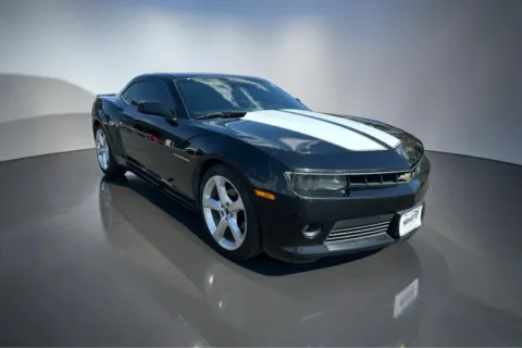 Black 2015 CHEVROLET CAMARO LT for sale in Lubbock, TX