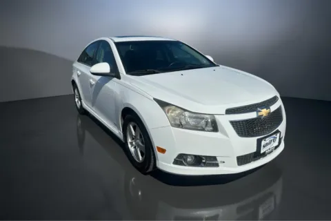 White 2014 CHEVROLET CRUZE LT for sale in Lubbock, TX