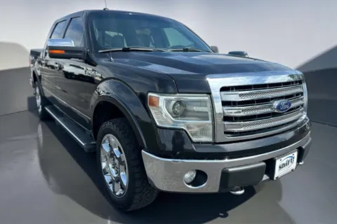 Black 2014 FORD F-150 SUPERCREW for sale in Lubbock, TX