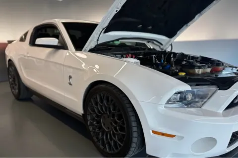 White 2011 FORD MUSTANG SHELBY GT500 for sale in Lubbock, TX