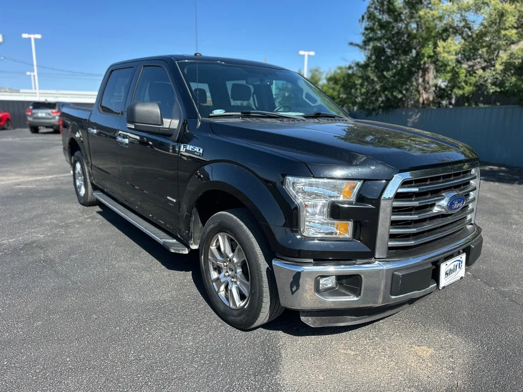Black 2016 FORD F-150 SUPERCREW for sale in Lubbock, TX