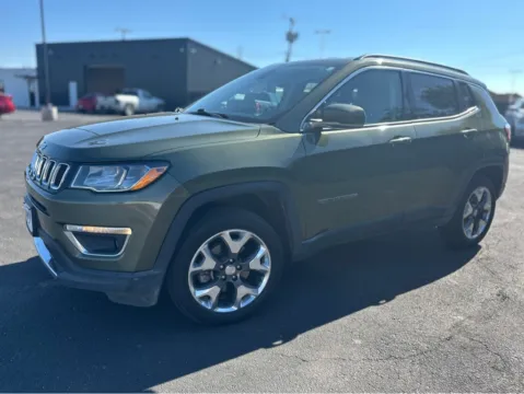 Green 2020 JEEP COMPASS LIMITED for sale in Lubbock, TX