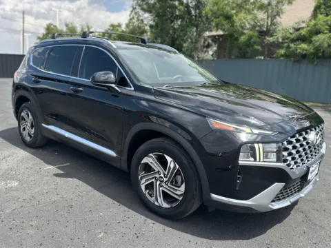Black 2022 HYUNDAI SANTA FE SEL for sale in Lubbock, TX
