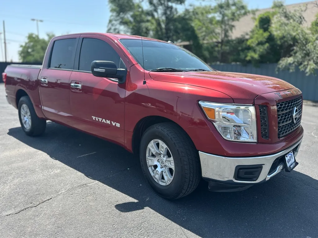 Red 2019 NISSAN TITAN SV for sale in Lubbock, TX