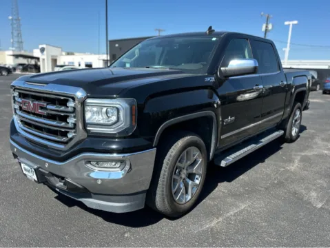 Black 2018 GMC SIERRA 1500 SLT for sale in Lubbock, TX