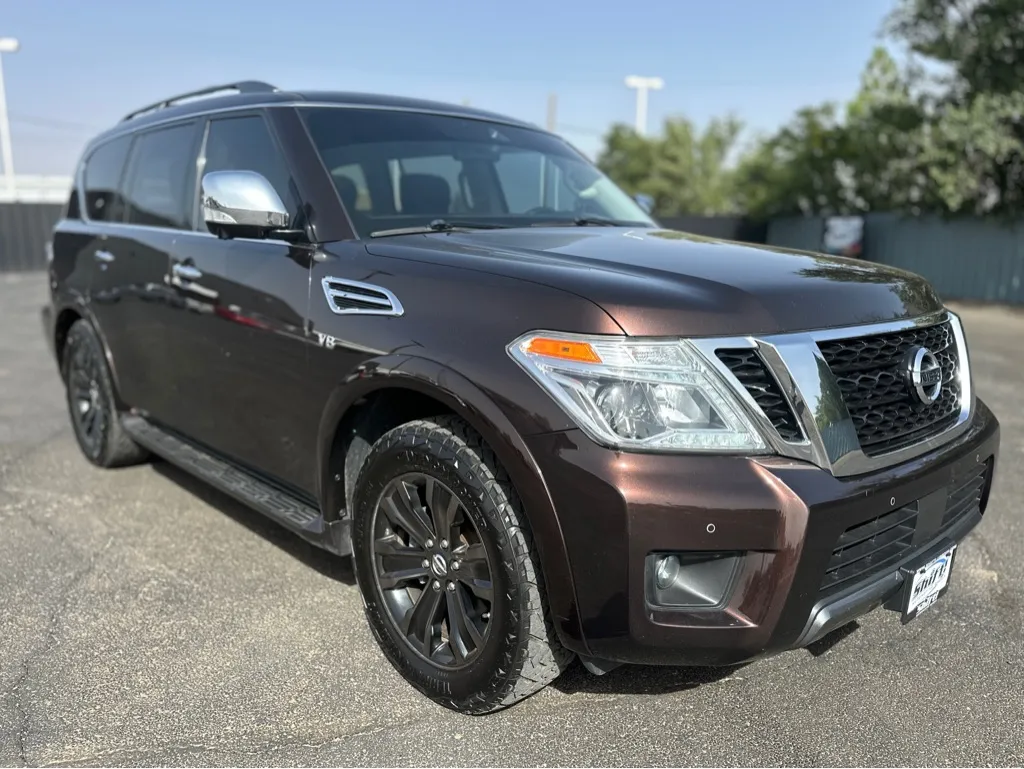 Brown 2019 NISSAN ARMADA PLATINUM for sale in Lubbock, TX