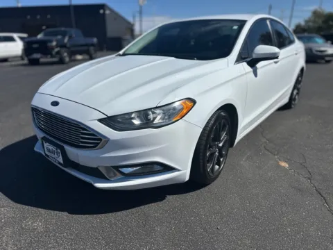 White 2018 FORD FUSION SE for sale in Lubbock, TX
