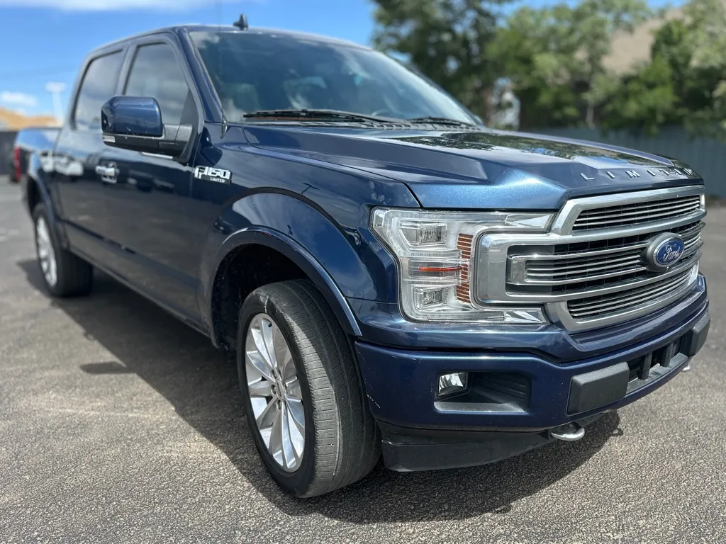 Blue 2018 FORD F-150 LIMITED SUPERCREW for sale in Lubbock, TX