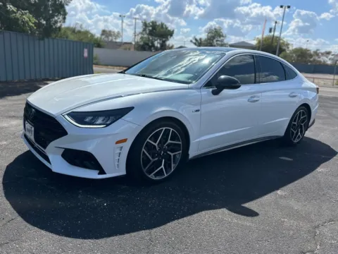 White 2022 HYUNDAI SONATA N LINE for sale in Lubbock, TX