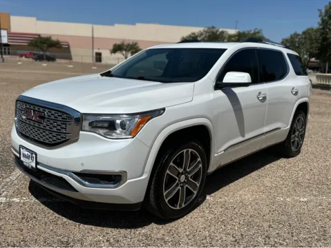 White 2018 GMC ACADIA DENALI for sale in Lubbock, TX