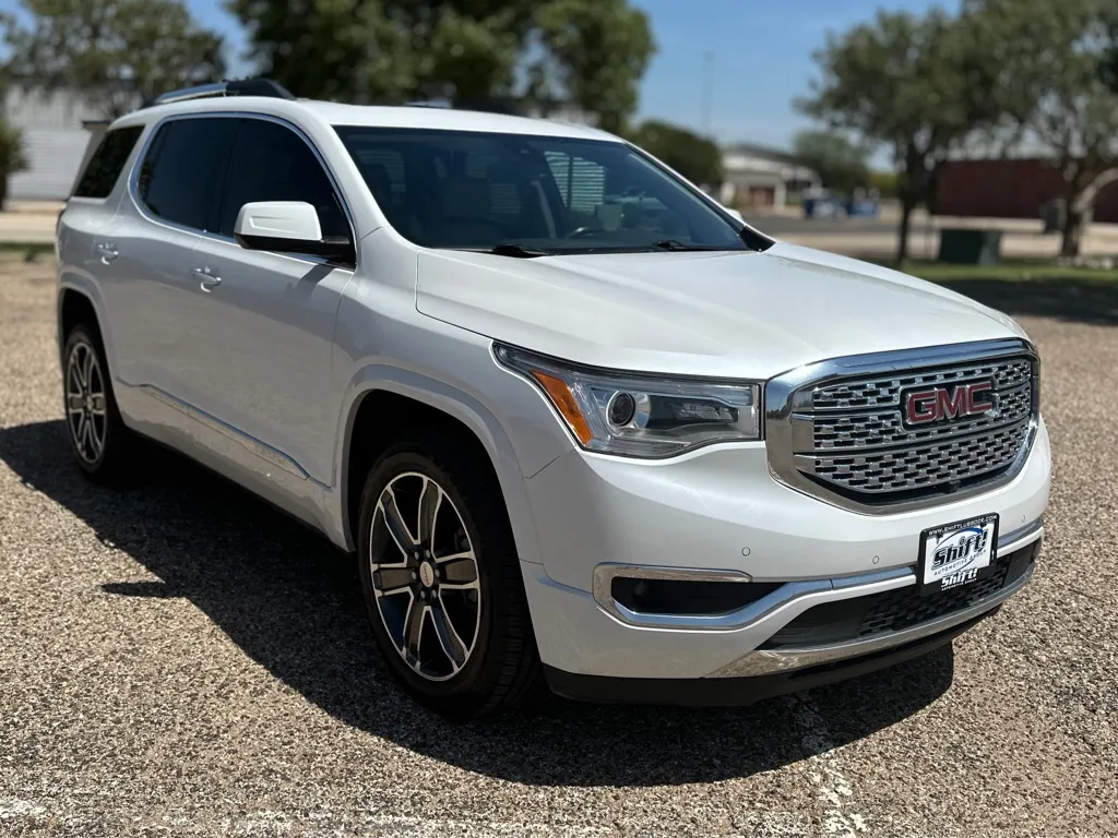 White 2018 GMC ACADIA DENALI for sale in Lubbock, TX