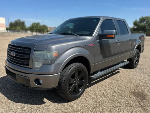 Gray 2014 FORD F-150 SUPERCREW for sale in Lubbock, TX