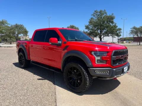 Red 2018 FORD F-150 RAPTOR for sale in Lubbock, TX