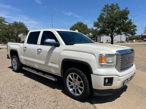 White 2015 GMC SIERRA 1500 DENALI for sale in Lubbock, TX