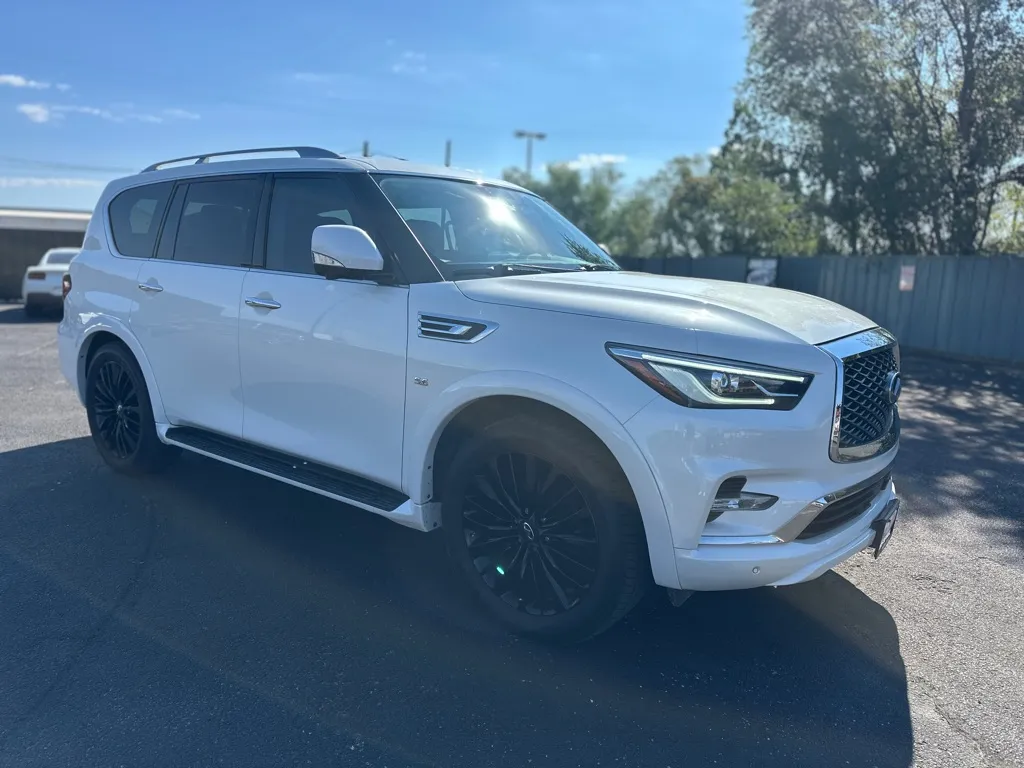 White 2018 INFINITI QX80 BASE for sale in Lubbock, TX