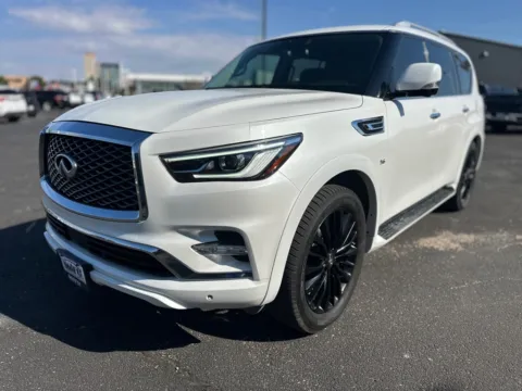 White 2018 INFINITI QX80 BASE for sale in Lubbock, TX