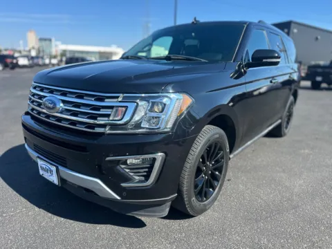 Black 2019 FORD EXPEDITION LIMITED for sale in Lubbock, TX