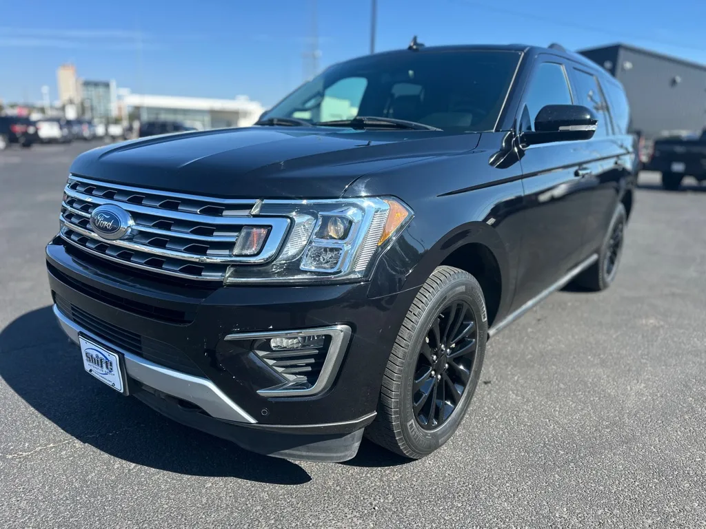 Black 2019 FORD EXPEDITION LIMITED for sale in Lubbock, TX
